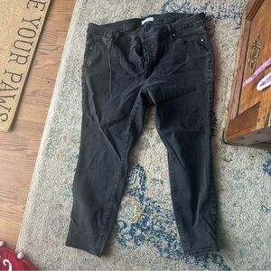 Loft Black Skinny Jeans Size 20
